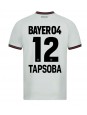 Bayer Leverkusen Edmond Tapsoba #12 Venkovní Dres 2023-24 Krátký Rukáv